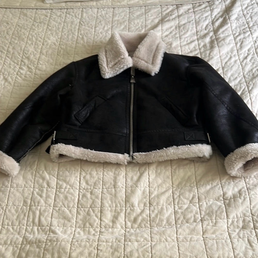 Jason Wu Cream Shearling Jacket